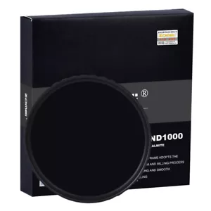 Zomei 52mm Slim HD Density Neutral ND1000 Multi-Coated SCHOTT Glass Lens Filter - Picture 1 of 12