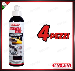 X4 MAFRA - REGENERA WIEW RIGENERANTE FARI POLICARBONATO POLISH HEADLIGHTS 250ML - Picture 1 of 4
