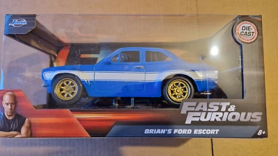 Jada 1/24 Fast & Furious Brian's 1974 Ford Escort (ET) - Immagine 1 di 4