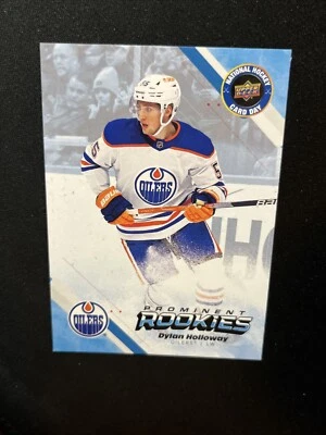 2023 UD National Hockey Card Day Prominent Rookies NHCD-10 Dylan Holloway - Image 1 of 2