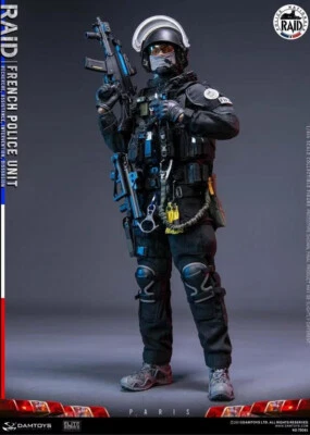 Dam DAMTOYS  1/6 Scale FRENCH POLICE UNIT RAID IN PARIS 78061 In Stock - Image 1 of 4