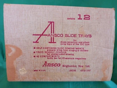 Ansco Anscomatic Slide trays TDC GAF 40-Slide Capacity 12-Pack - Image 1 of 4