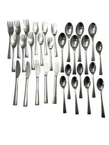 National Stainless Lot of 30 Utensils Japan Silverware Vintage Sleek Modern  - Picture 1 of 13