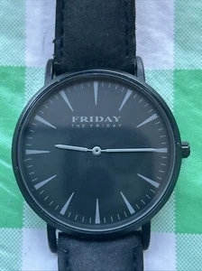 Friday The Friday All Black Womens Quartz Watch - Picture 1 of 8