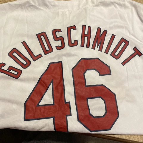 Paul Goldschmidt St. Louis Cardinals Wells Fargo Promo Jersey July 17, 2021 Cover