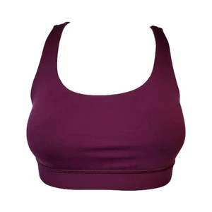 Lululemon Energy Bra Size 4 Plum - Picture 1 of 3