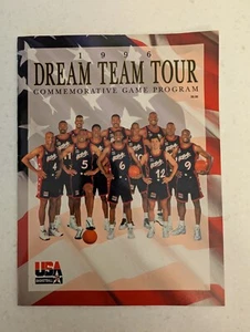 1996 Dream Team Tour Commemorative Game Program Lot 4 USA Basketball Dream - Bild 1 von 2