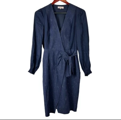 Rebecca Taylor на заказ размер 0 длинным рукавом шелк шерсти длинным рукавом надежном платье - Изображение 1 из 4