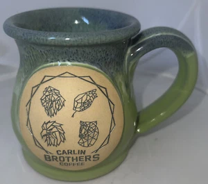 Deneen Pottery Coffee Mug Carlin Brothers Coffee Animals - Picture 1 of 2