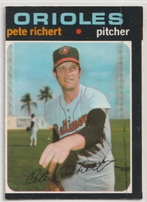 1971 OPC  O-Pee-Chee Baseball  #273  Pete Richert   Baltimore Orioles - Image 1 of 2