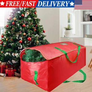 9Ft Christmas Tree Storage Bag Durable Artificial Tree Bag Container Dual Zipper - Picture 1 of 10