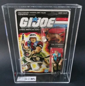 AFA 80 GI Joe LAW AND ORDER ACTION FORCE BEWERTET 1987 Hasbro UKG versiegelt MOC - Bild 1 von 10