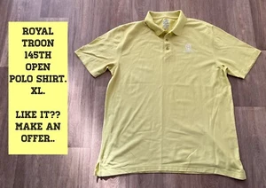 Royal Troon 145th Open Polo Shirt - XL - VGC - Picture 1 of 6