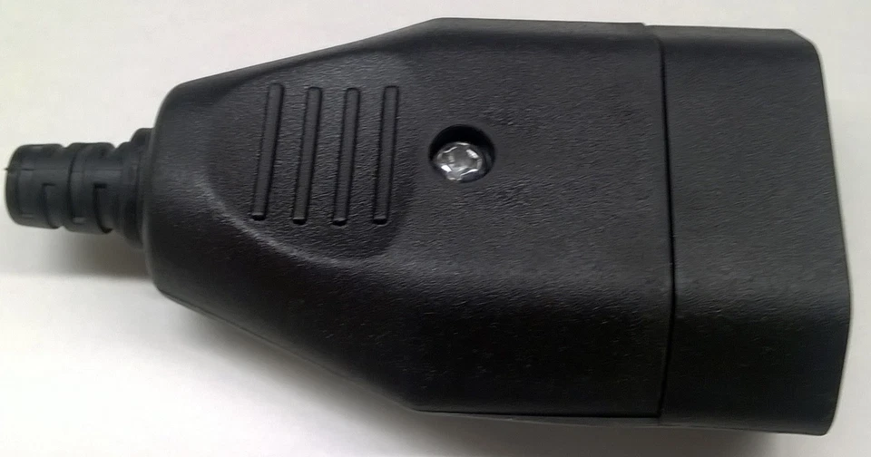 BACHMANN EUROKUPPLUNG schwarz EUROPAKUPPLUNG KEIN LÖTEN KNICKSCHUTZTÜLLE zum SCHRAUBEN