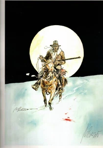 KEN PARKER: Stampa  con Disegno e Firma del disegnatore IVO Milazzo - Imagen 1 de 2