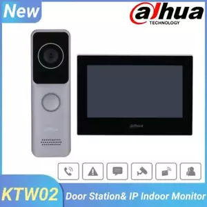 Dahua KTW02 2-MP HD Smart Video Door Phone & Doorbell Intercom System Kit - Picture 1 of 5
