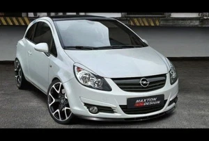 Maxton Design Frontlippe für Opel Corsa D vor Facelift Hochglanz schwarz - Afbeelding 1 van 1