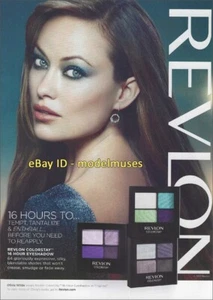 REVLON Cosmetics 1-Page Magazine PRINT AD 2012 OLIVIA WILDE - Picture 1 of 1