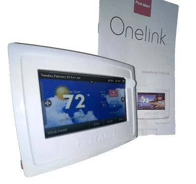 First Alert Onelink Wi-fi Onelink Thermostat Therm-500 **NEW** - Image 1 of 4