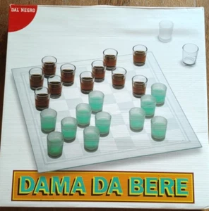 Dame zum Trinken - Brettspiel - Dal Negro - 2008 - 12 Gläser + Schachbrett - Bild 1 von 8