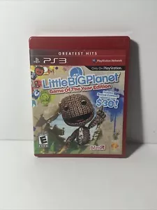 Little Big Planet Game of the Year Edition Sony Playstation 3 PS3 CIB Tested - Picture 1 of 4