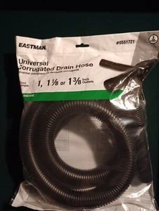 Manguera de drenaje Eastman universal corrugada de 6 pies para lavadora #0551721 SELLADA - Imagen 1 de 6