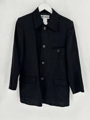 Vintage Issey Miyake Jacket Womens XS Black 100% Wool Single Breasted Blazer - Image 1 of 4
