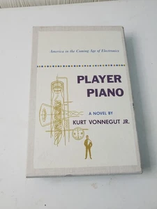 Player Piano, Kurt Vonnegut, First Edition Library (FEL) slipcase, insert card - Picture 1 of 5