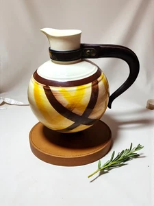 Vernonware Organdie Wasserkrug - handbemalt MCM Keramik USA 8" - Bild 1 von 6