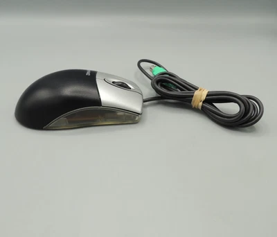 Mouse óptico COMPAQ MO42KOA PS2 PS/2 CABLEADO con cable negro transparente inferior Foto 1 de 4