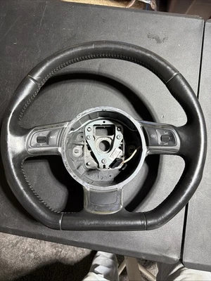 2008-2012 AUDI R8 - 3-Spoke Sport Steering Wheel (Flat Bottom) 8J0419091C - Image 1 of 4