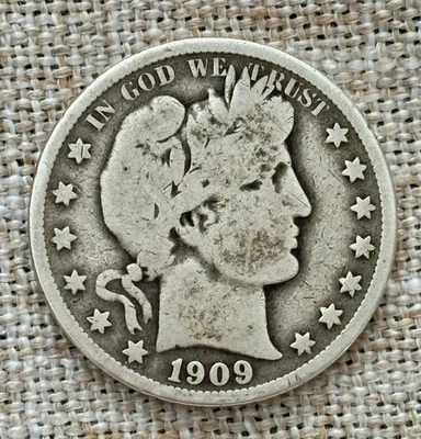 МОНЕТА НОМИНАЛОМ 50 ЦЕНТОВ 1909 O С ИЗОБРАЖЕНИЕМ ЦИРЮЛЬНИКА - Изображение 1 из 4