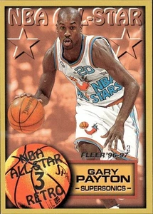 Gary Payton - 1996-97 Fleer Basketball - NBA All-Star #323 - Bild 1 von 2