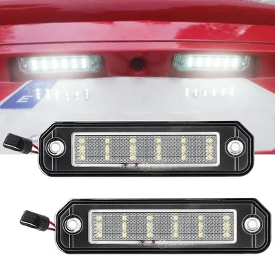 2X LED License Plate Lamp For 1992-2000 Honda Civic 2 Door Coupe Rear Tag Light - Image 1 of 4