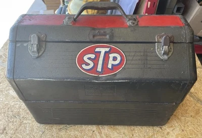 Vintage Simonsen Metal Type II Size 2 Mechanics Cantilever Tool Box US Military - Image 1 of 4