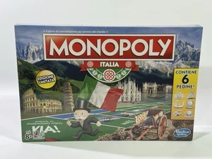 Hasbro Monopoly Italia Gioco da Tavolo NUOVO Gioco da Tavolo Italiano RARO HJ - Foto 1 di 2