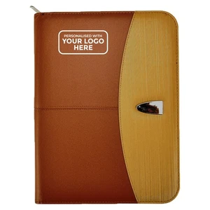 Personalised Logo A4 Conference Folder Portfolio with Calculator & Writing Pad - Picture 1 of 12