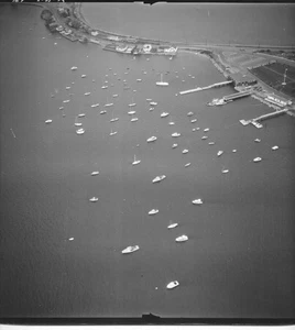 Foto aérea 1972 Allerton Harbor Hull Massachusetts Nantasket Avenue - Imagen 1 de 1