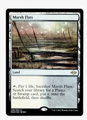 Marsh Flats | Foil | Modern Horizons 2 | 248 | NM | MTG - Image 1 of 2
