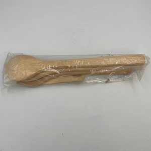 Pampered Chef Bamboo Spoon Set New In Package *Read - Picture 1 of 6