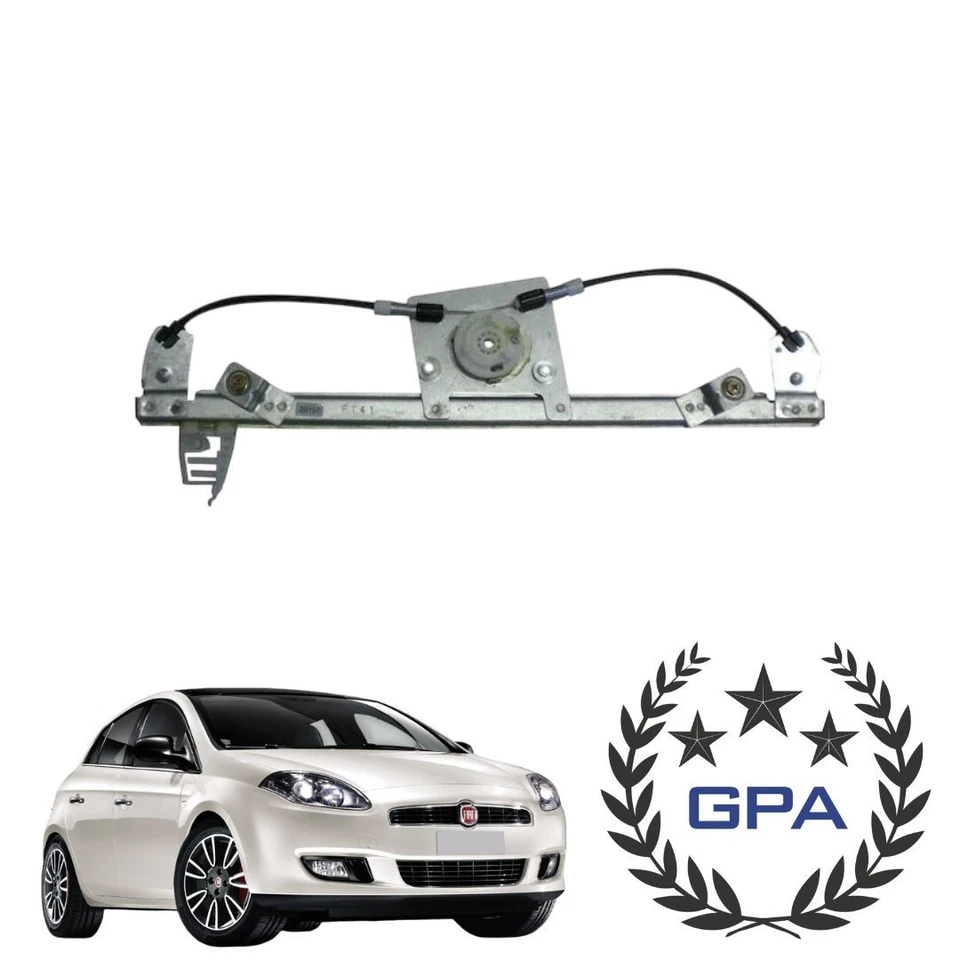 MECCANISMO ALZAVETRO ANTERIORE SX PER FIAT BRAVO 2007-2008-2009-2010-2011-2012 - Immagine 1 di 1