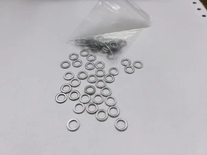 100 PCS. 5X8X1 mm METAL SHIMS SPACER WASHERS FOR PRINTERS C40 - Picture 1 of 1