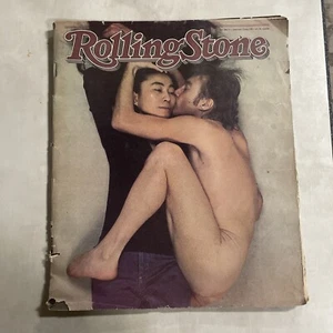 1981 January 22 ROLLING STONE MAGAZINE John Lennon & Yoko Ono (A100) - Picture 1 of 7