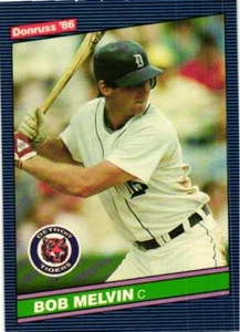 1986 Donruss #456 Bob Melvin - Picture 1 of 2