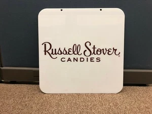 Vintage 24 x 24 inch Russel Stover Candies Sign  - Picture 1 of 1