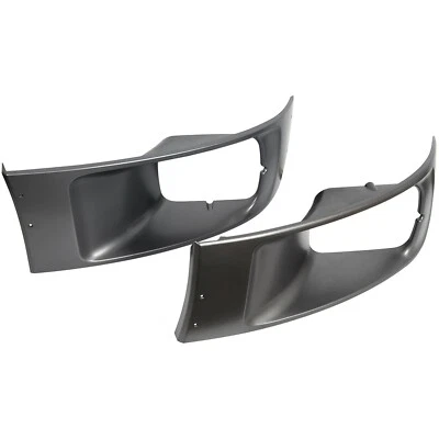 Pair Headlight Bezel For Chevy GMC C4500 C5500 Topkick Kodiak 03-09 #15015661 Foto 1 de 4