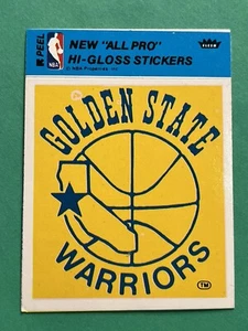 1978 Fleer NBA Basketball Team Sticker Golden State Warriors blaue Variante - Bild 1 von 2