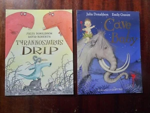 Cave Baby and Tyrannosaurus Drip by Julia Donaldson (2 Book bundle) - Picture 1 of 2