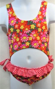 Traje De Baño Carter's Una Pieza Niña Talla 18 Meses Floral NUEVO - Imagen 1 de 8