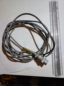 CANNON Female 6 Pin Connector, WK-6-21C-5/16 w/ Clamp & 5' Audio Cable - Picture 1 of 7